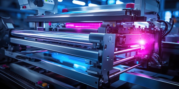 현대 제조업 의 정밀성 으로 빛나는 산업 인쇄기