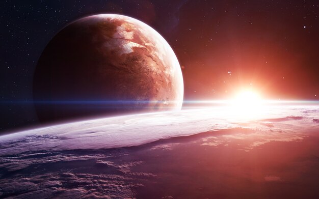 ブラックホール 抽象的な空間の壁紙 星 星雲 銀河 惑星で満たされた宇宙 プレミアム写真