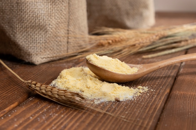 Ingredient bag full of flour