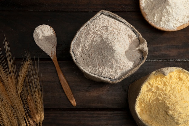 Ingredient bag full of flour