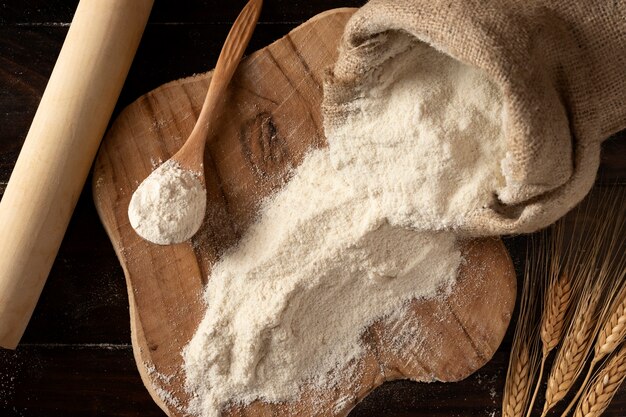 Ingredient bag full of flour