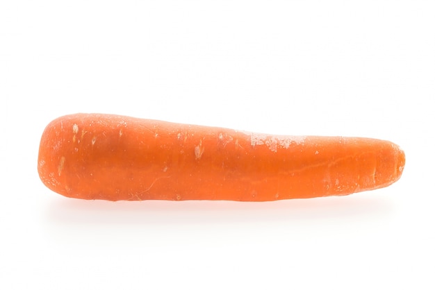Бесплатное фото Ингредиент сырой моркови красивый вырез