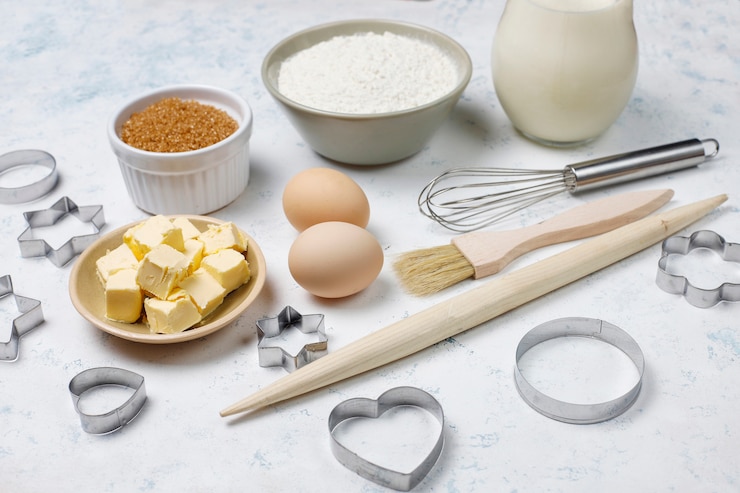 Free Photo ingredients for baking
