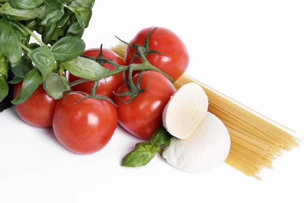 Ingredients for cooking pasta