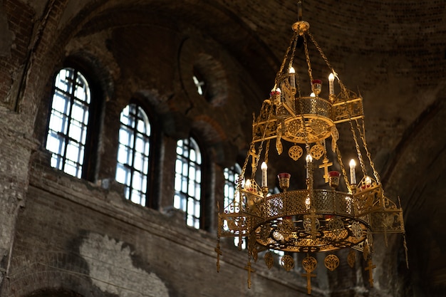 Inside view of church