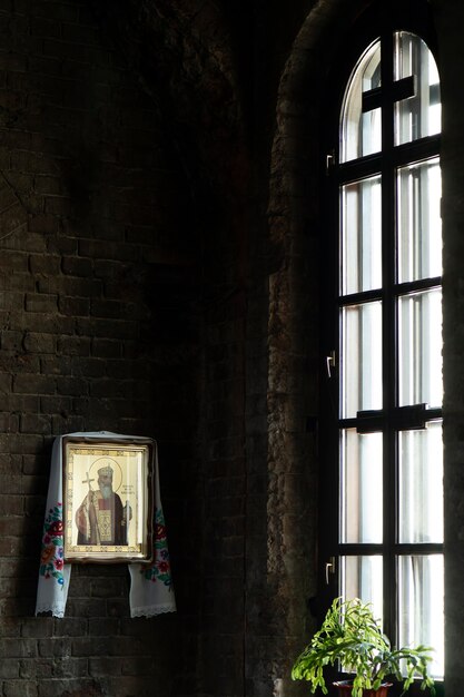 Inside view of church