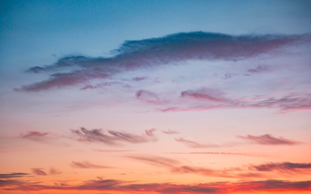 Inspiring view of morning light