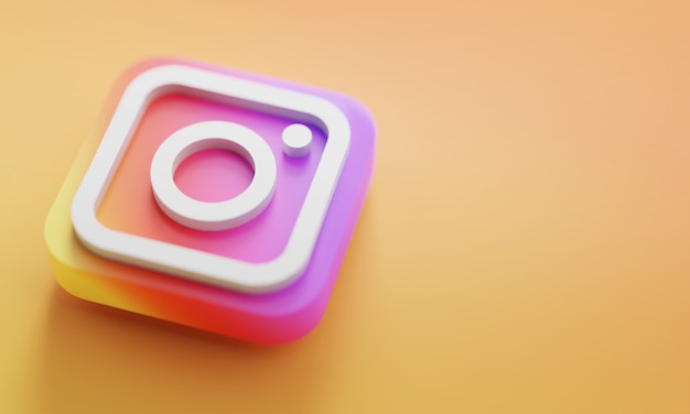 Download Free Instagram Logo Around 3d Rendering Abstract Shape Background Use our free logo maker to create a logo and build your brand. Put your logo on business cards, promotional products, or your website for brand visibility.