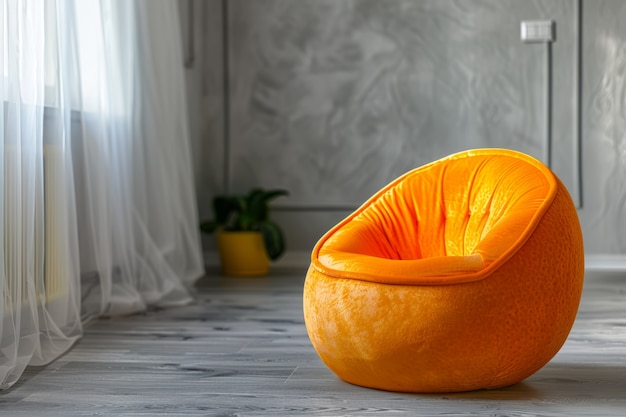 Free photo interior decor and furniture inspired by fruits and vegetables