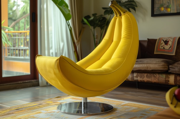 Interior decor and furniture inspired by fruits and vegetables