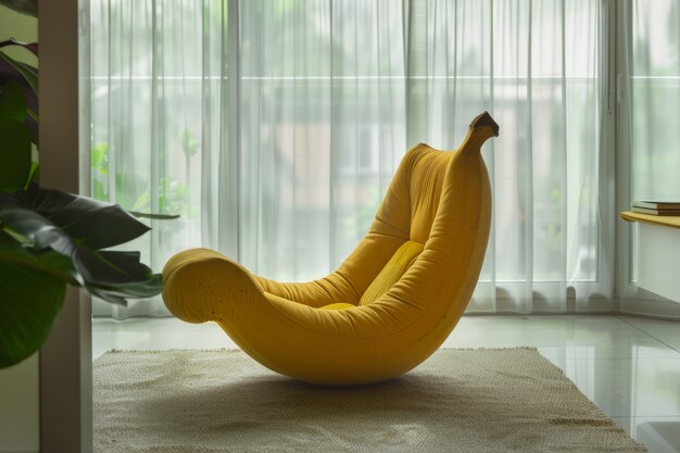 Interior decor and furniture inspired by fruits and vegetables