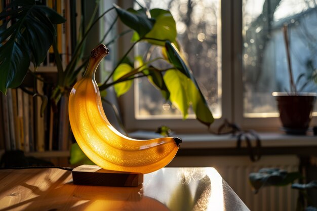 Foto gratuita lampada da decorazione d'interno ispirata alla frutta