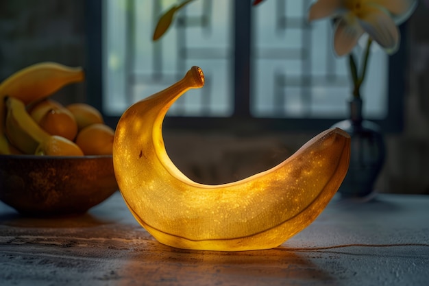 Foto gratuita lampada da decorazione d'interno ispirata alla frutta