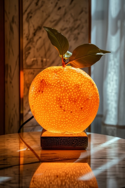 Interior decor lamp inspired by fruit