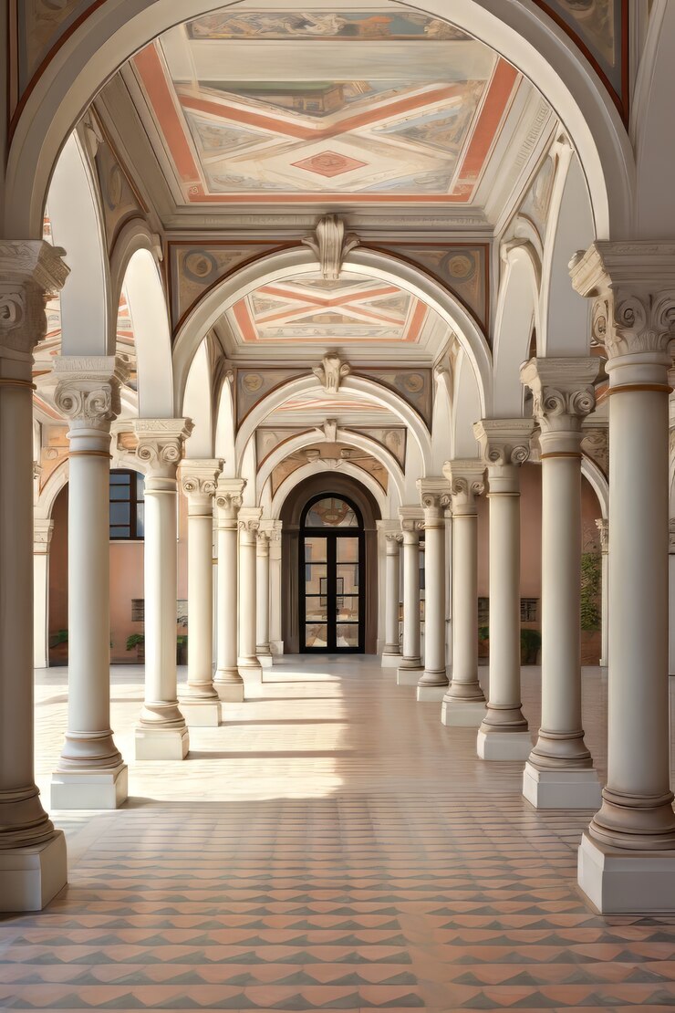 Free Photo interior design beautiful castle