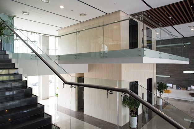 Interior design of modern building