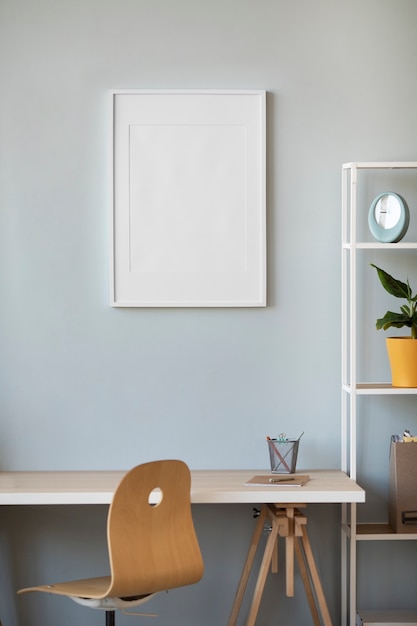 interior home decor with photo frame