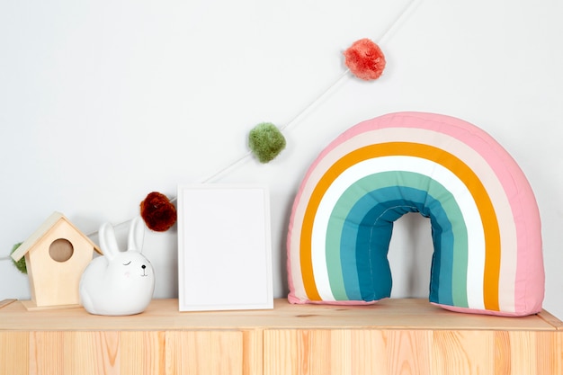 interior of kids room decoration with toys