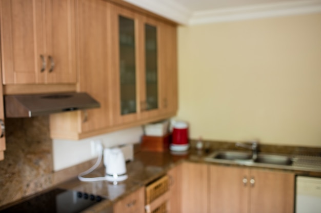 Interior of modern kitchen