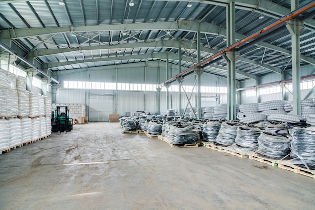 Interior of new warehouse