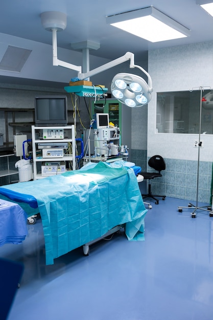 Interior view of operating room
