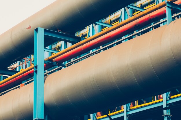 interior view of a steel factory