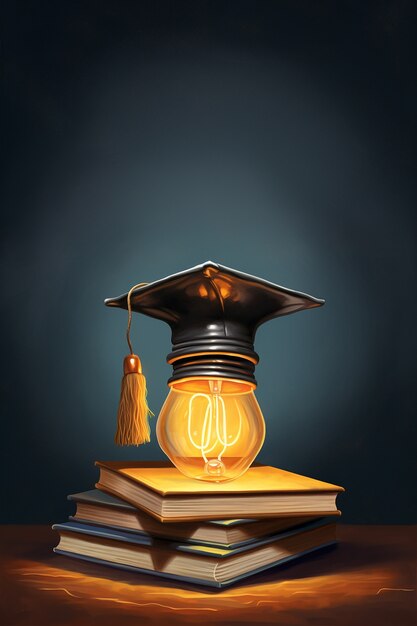 international day of education in cartoon style