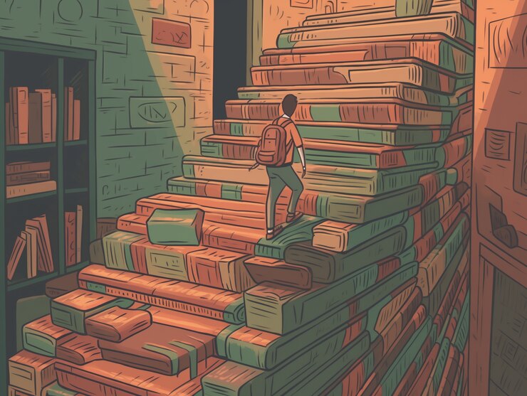 Free Photo international day of education in cartoon style