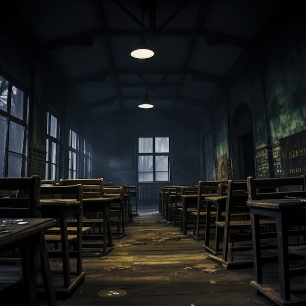 Free photo international day of education in dark style