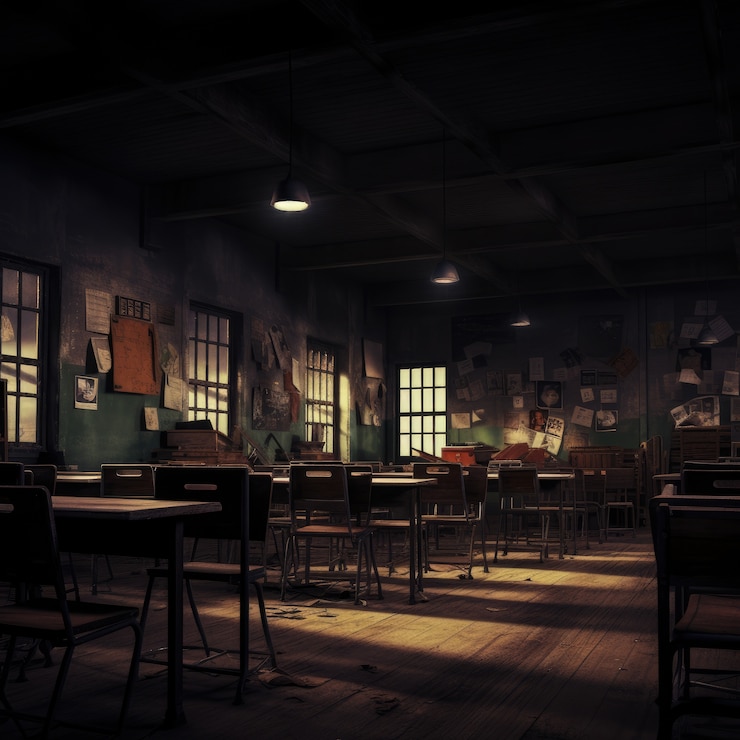 Free Photo international day of education in dark style