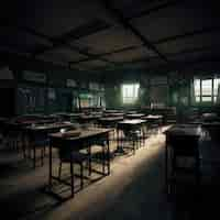 Free photo international day of education in dark style