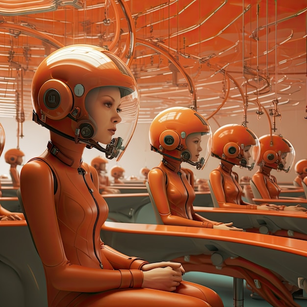 Free photo international day of education in futuristic style