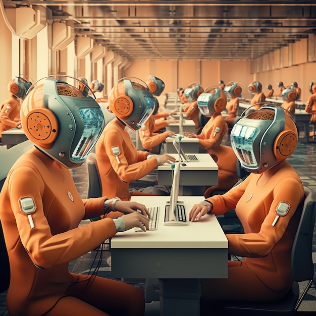 Free photo international day of education in futuristic style