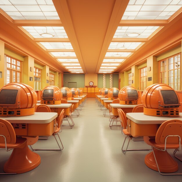 international day of education in futuristic style