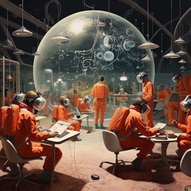 Free Photo international day of education in futuristic style