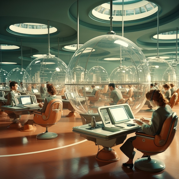 International day of education in futuristic style