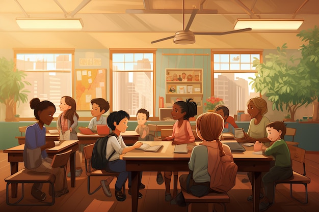 International day of education illustration