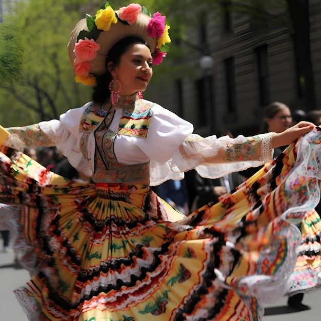 Foto gratuita festival internazionale del folklore nel centro di zagabriacroazia