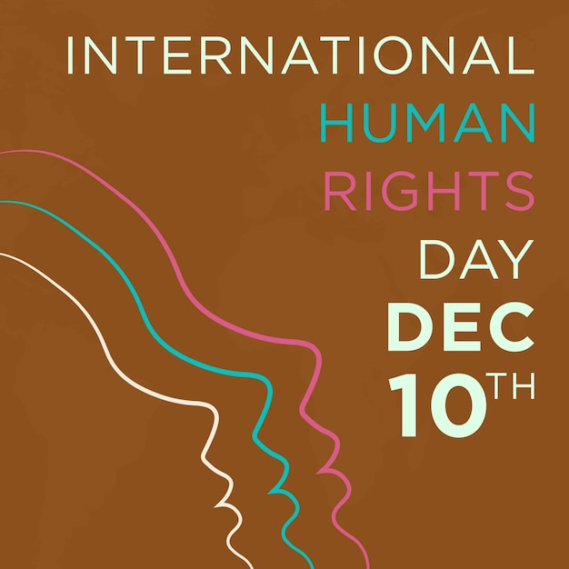 Free photo international human rights day collage