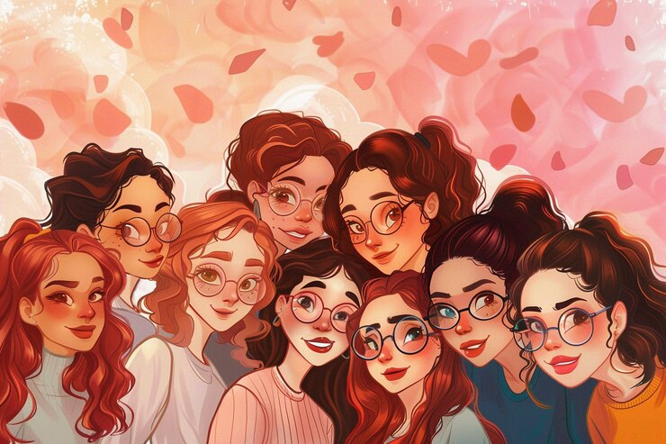 Free Photo international women's day celebration and equal right in digital art style