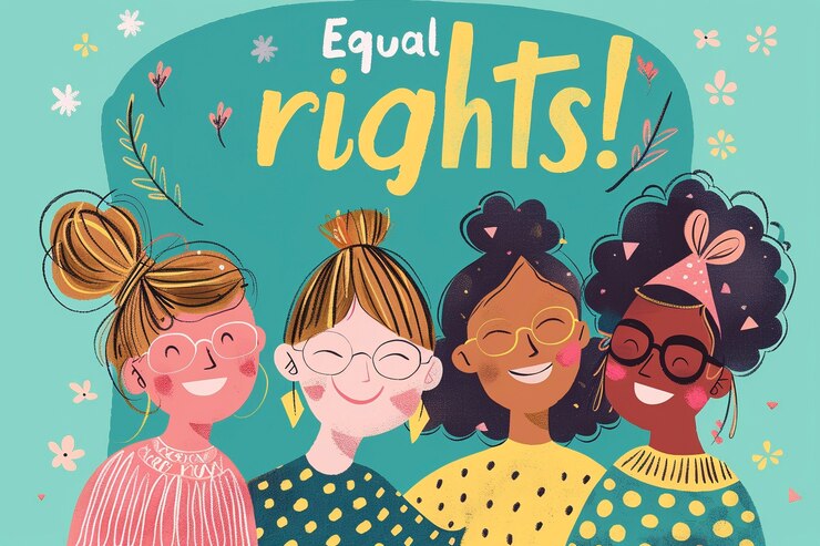 Free Photo international women's day celebration and equal right in digital art style