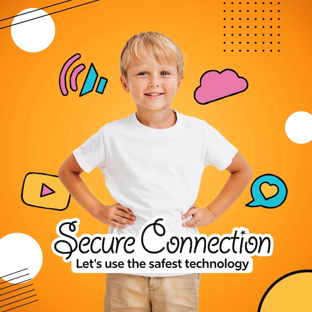 Internet safety composition for children and young people