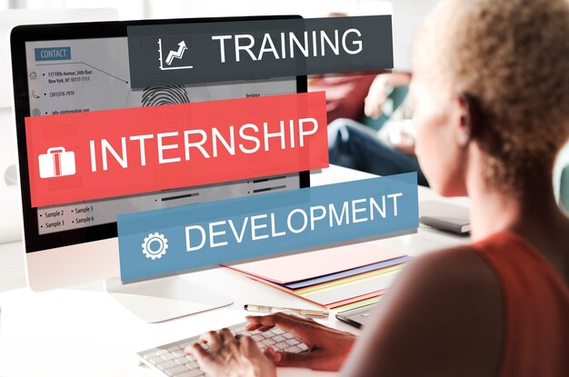 Internship Training Development Business Knowledge Concept