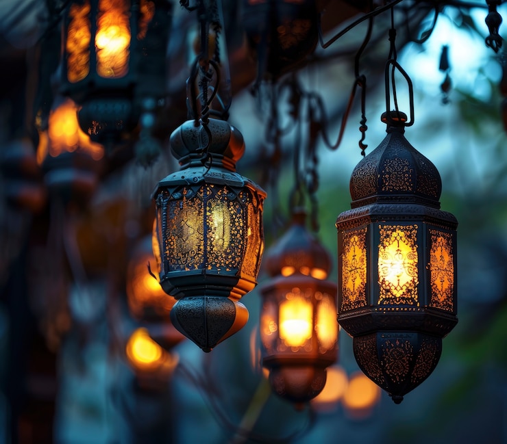 Free Photo intricate lantern design for islamic ramadan celebration