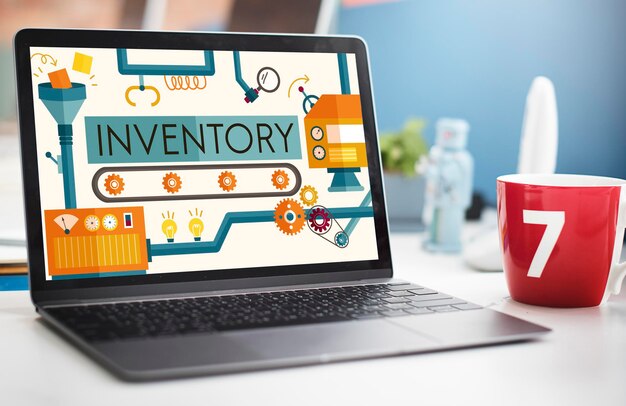 Inventory Stock Manufacturing Assets Goods Concept