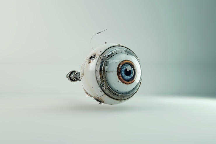 Free Photo the iris of the eye sphere