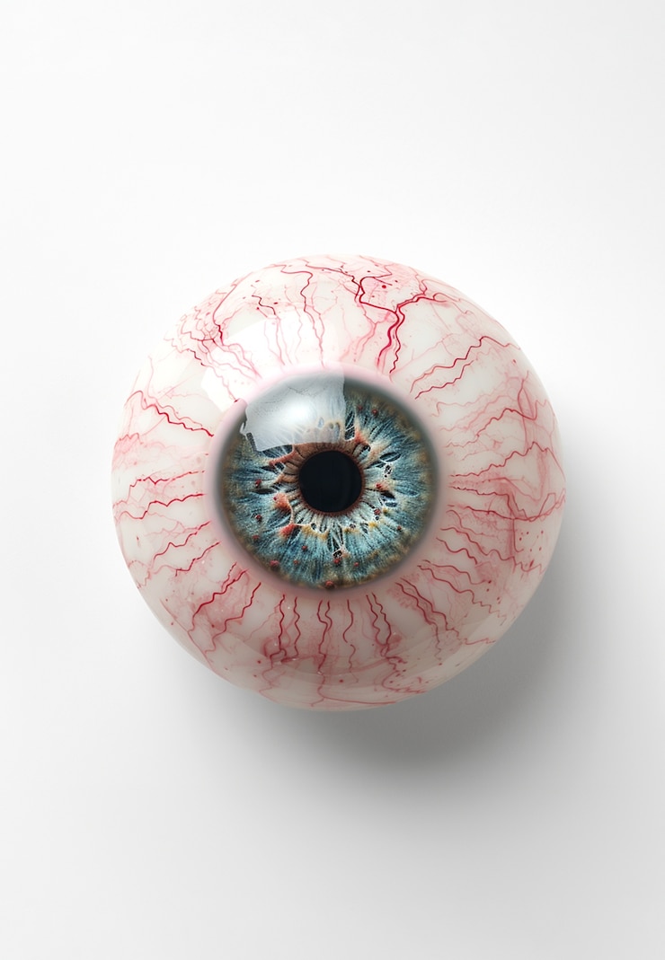 Free Photo the iris of the eye sphere