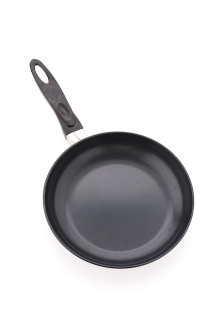 Iron pan isolated on white background