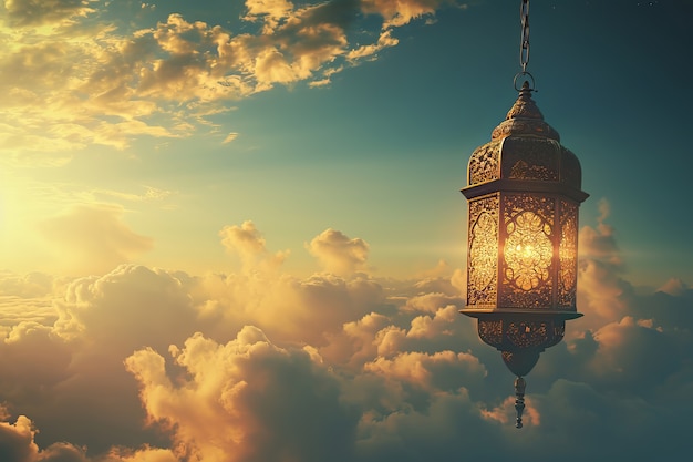 islamic ramadan celebration lantern in fantasy style