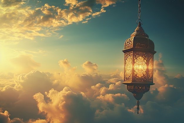 Free photo islamic ramadan celebration lantern in fantasy style